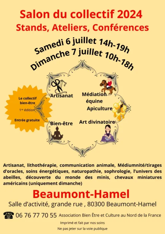 Salon du collectif bien-être à Beaumont-Hamel 80300, Albert, VERONIQUE COLLOT EURL